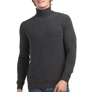 NEW LACHLAN Merino Wool And Cashmere Blend Roll Neck Sweate  for men 367mn